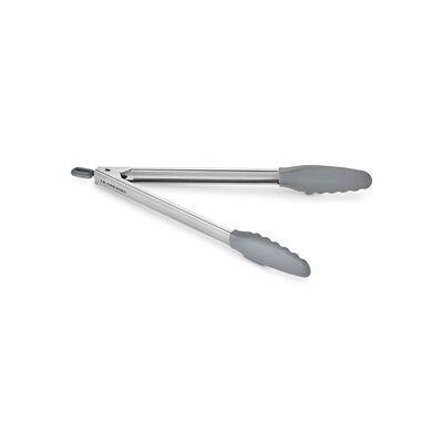 Signature Stainless Steel Tongs with Silicone