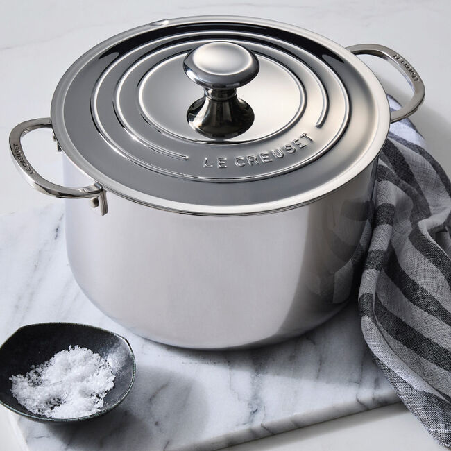 Signature Stainless Steel Stockpot, view 1