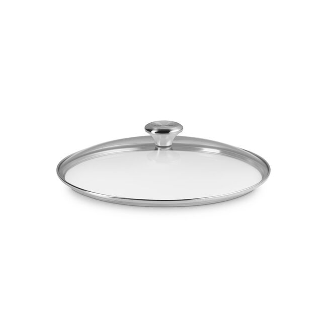 Glass Lid with Stainless Steel Knob, view 1