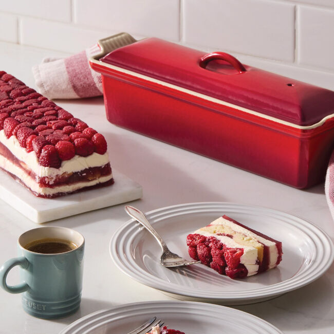 Traditional Rectangular TerrineCerise, view 1