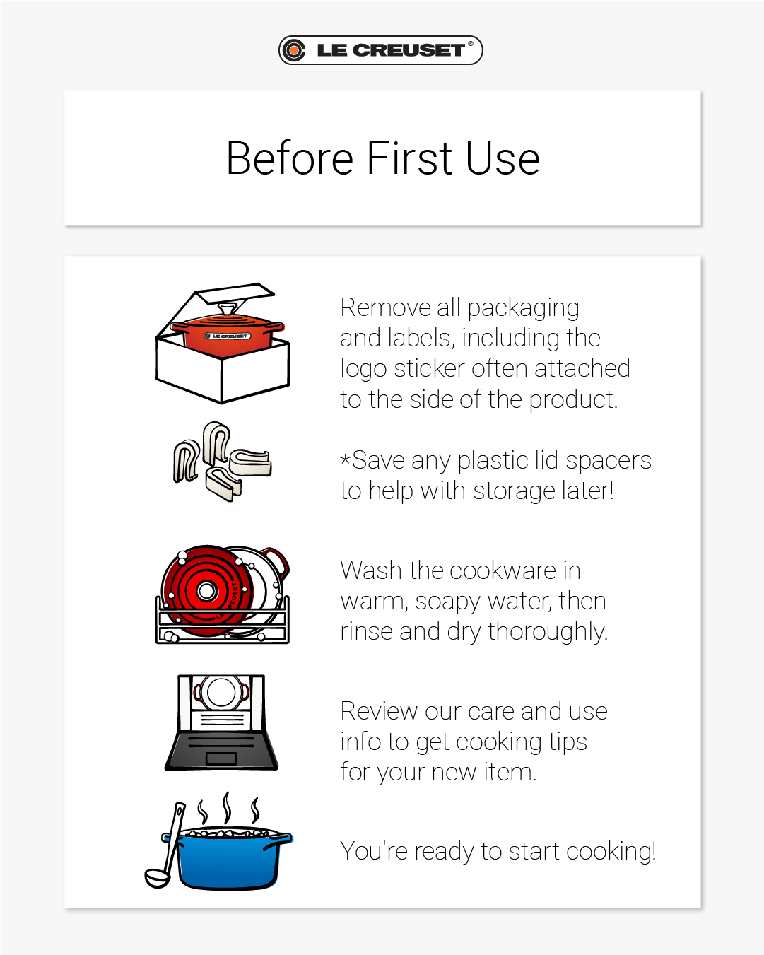 Getting Started with Your Le Creuset Cookware Le Creuset® Official Site