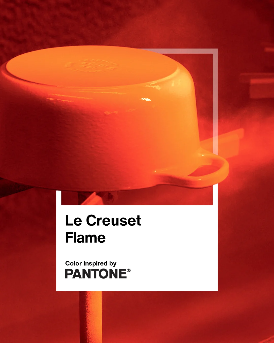Le Creuset Flame - Color Inspired by Pantone