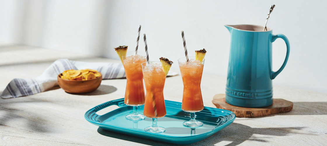 caribbean serving set