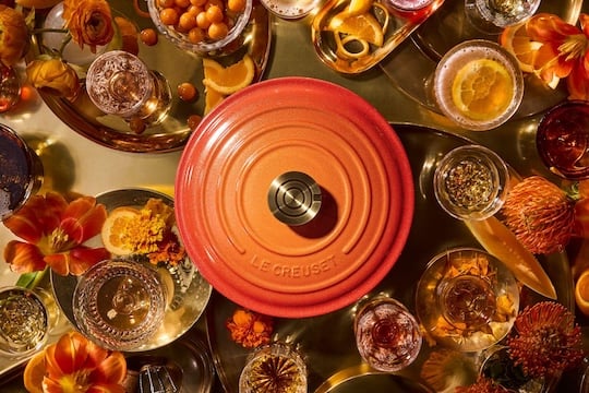 overhead shot of Flamme Dorée oven