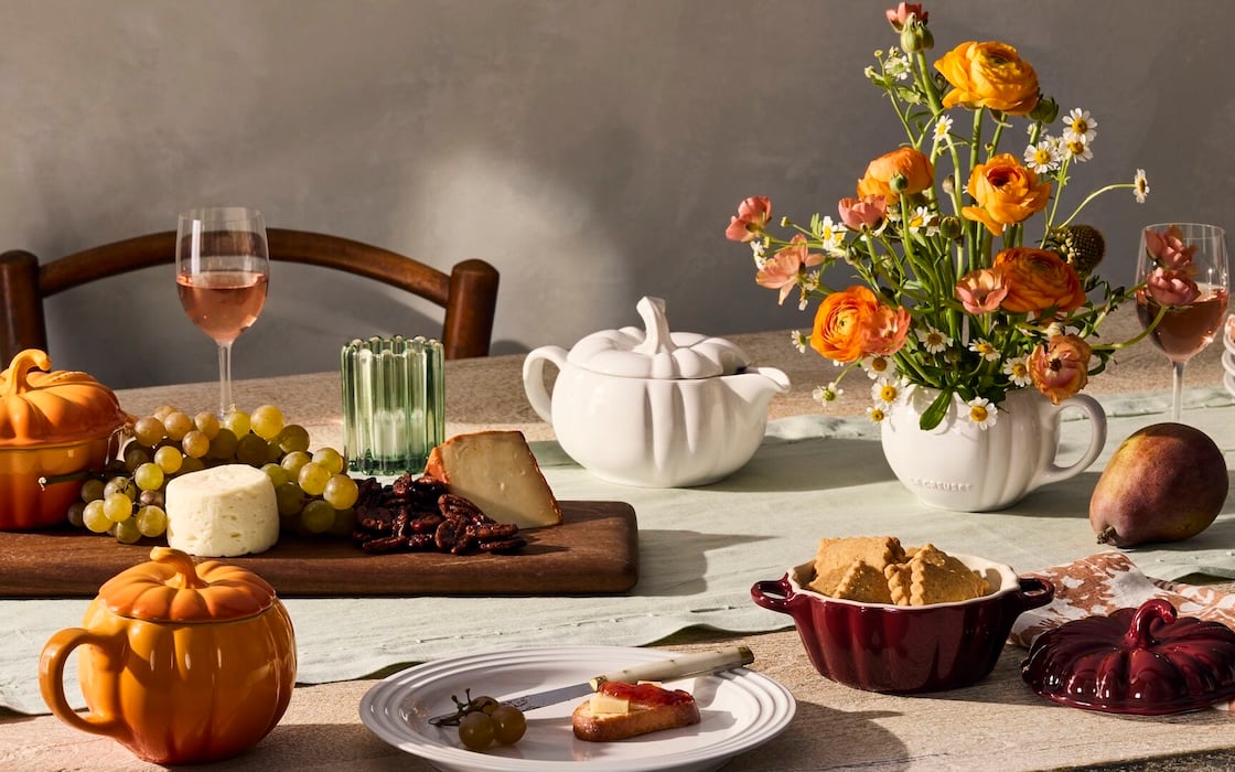 harvest themed tablescape
