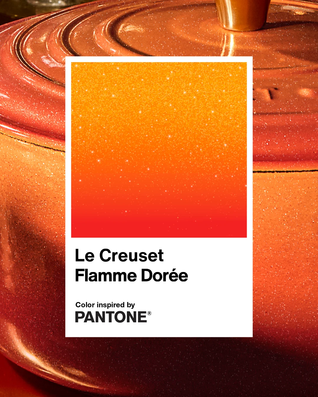 Le Creuset Flamme Dorée - Color Inspired by Pantone