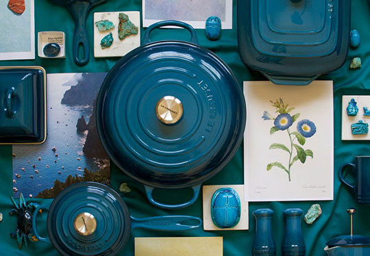 deep teal mood board