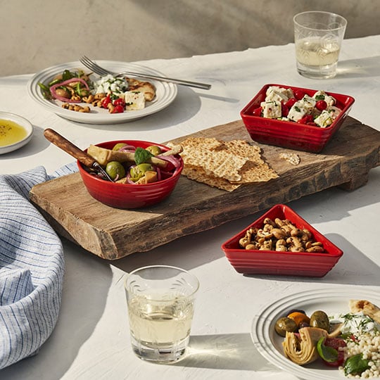 assorted small appetizers