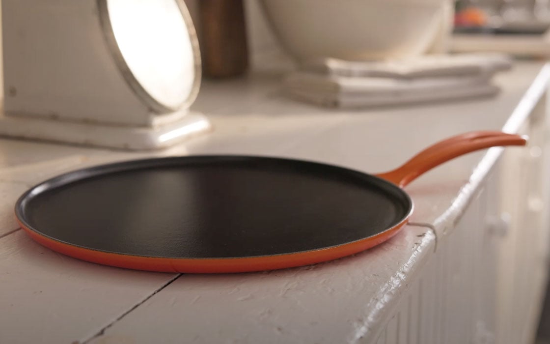 crepe pan - links to video