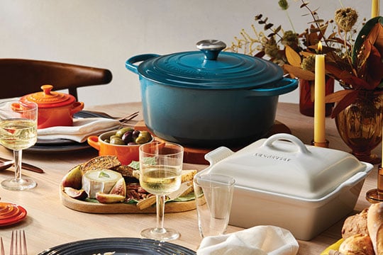 cookware table setting