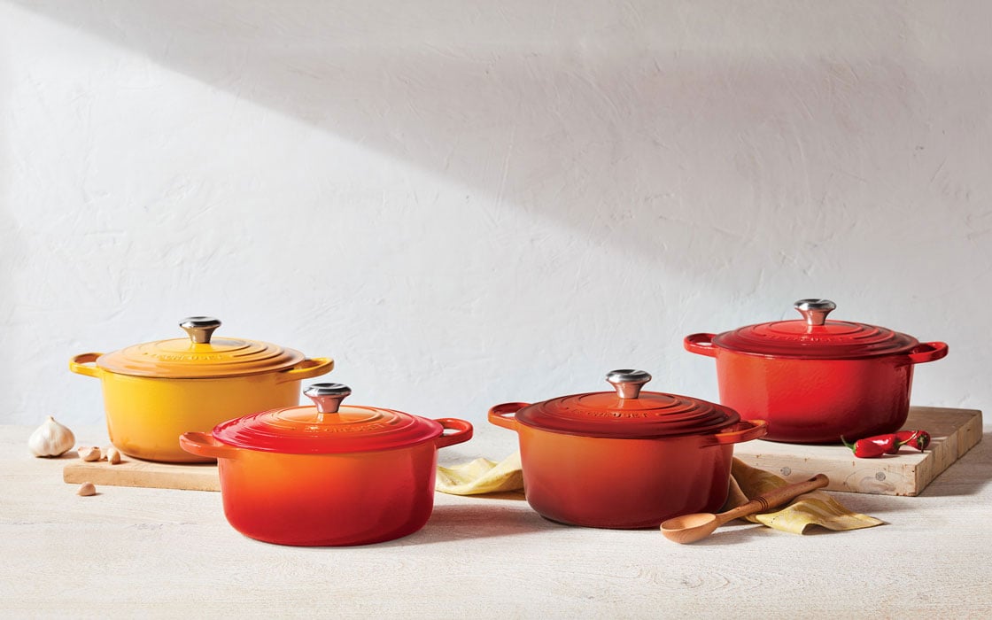 Græsse mineral revolution Color Conversations: Dive into Hot Summer Hues | Le Creuset® Official Site