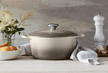 light brown dutch oven