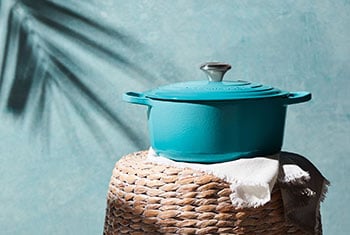 caribbean blue dutch oven