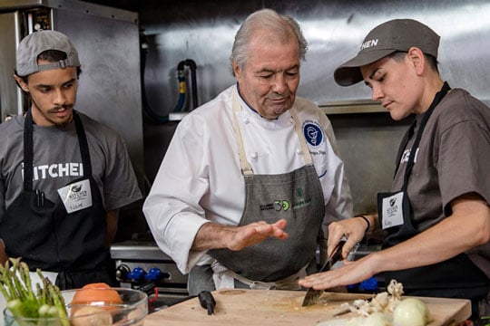 Jacques in the kitchen