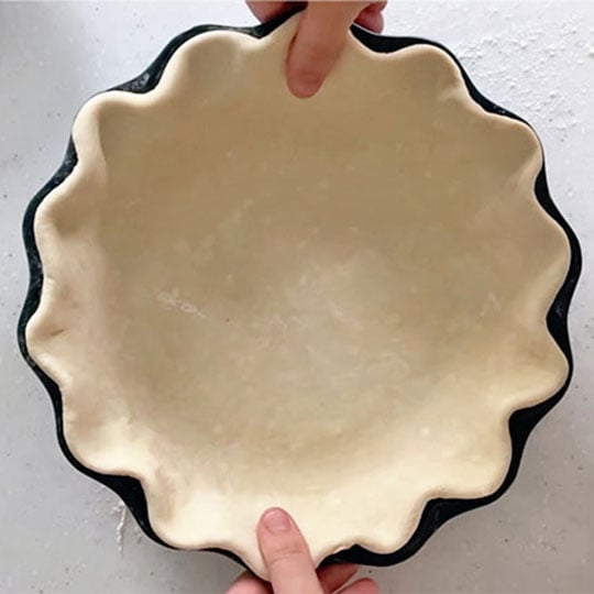 making pie crust