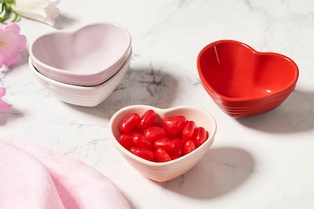 heart mini bowls