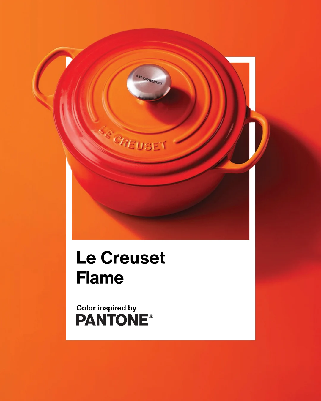 Le Creuset Flame - Color Inspired by Pantone