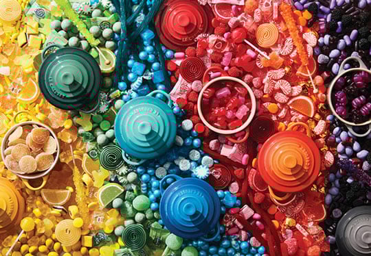 rainbow mini cocotte