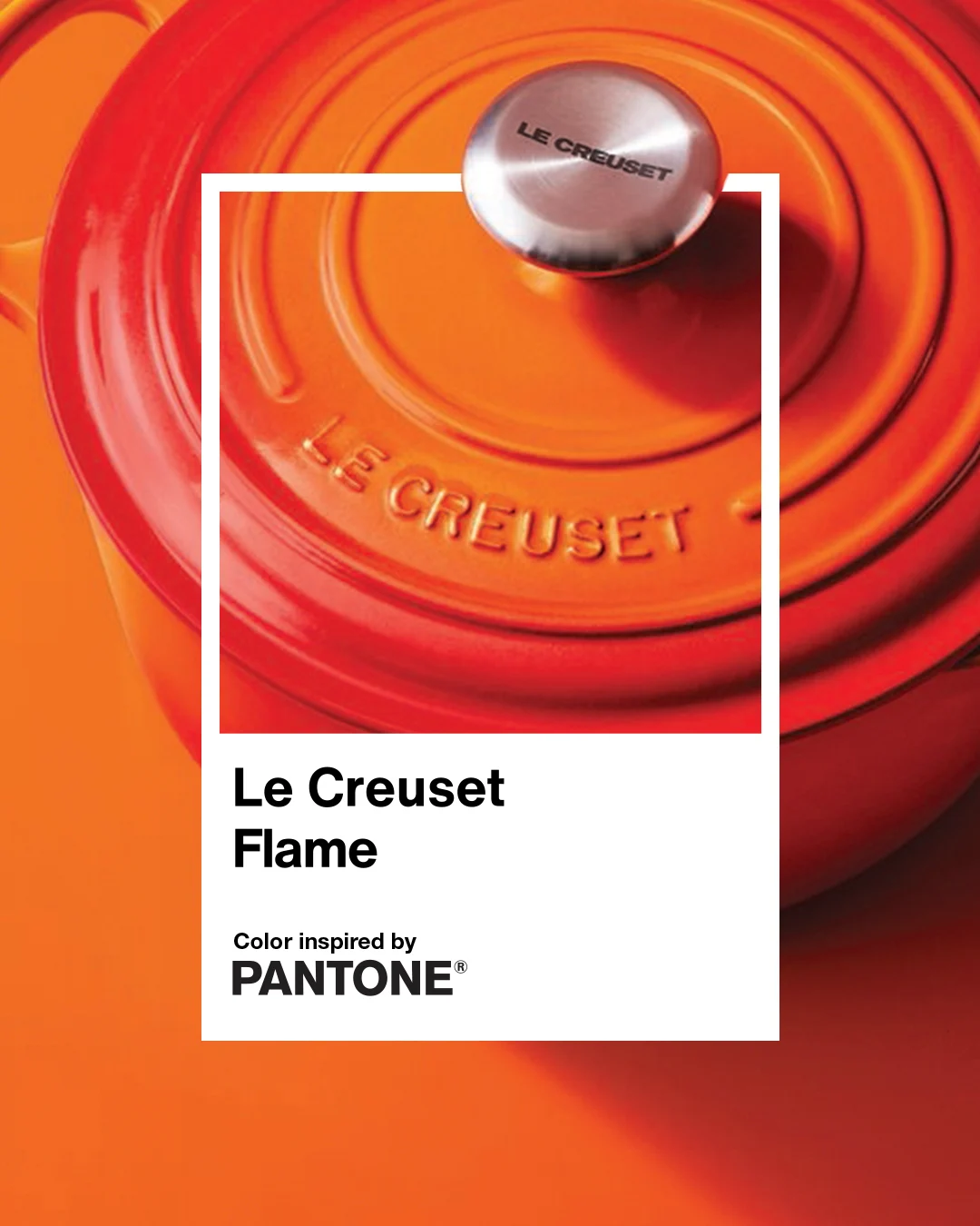 Le Creuset Flame - Color Inspired by Pantone