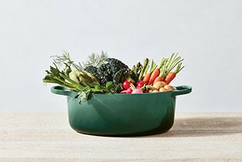 links to blog post entitled How to Cook Fresh from the Garden Spring Veggies