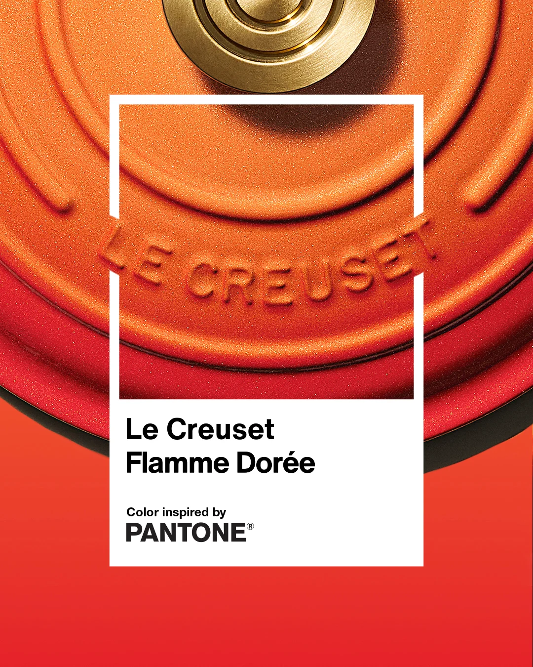 Le Creuset Flamme Dorée - Color Inspired by Pantone