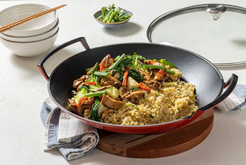chicken stir-fry with rice
