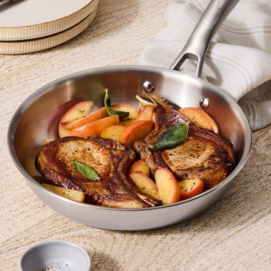 Recipe: Bone-in Pork Chops with Apples