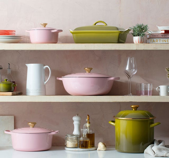 Le Creuset Just Brought Back Its Gorgeous Pink Chiffon Collection