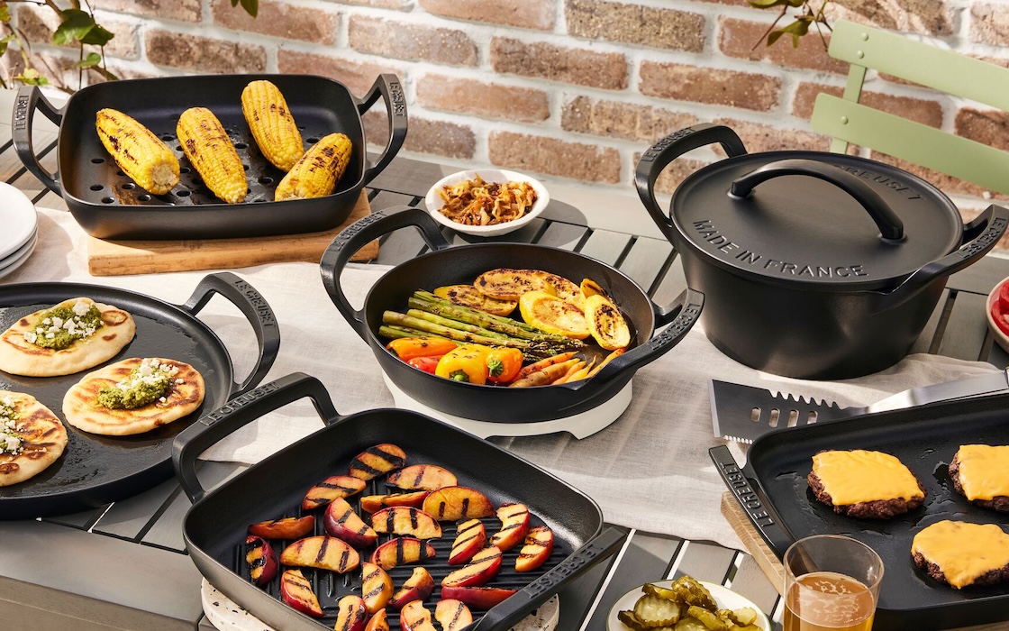 cookware by the grill