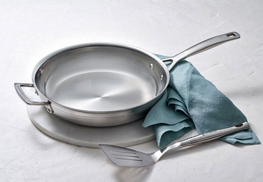 stainless steel fry pan