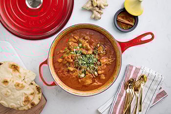indian dish in a cassadou
