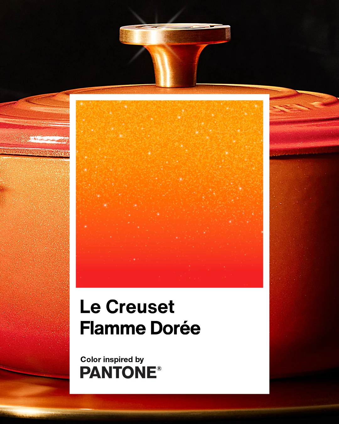Le Creuset Flamme Dorée - Color Inspired by Pantone