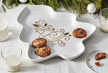cookies on a holiday platter