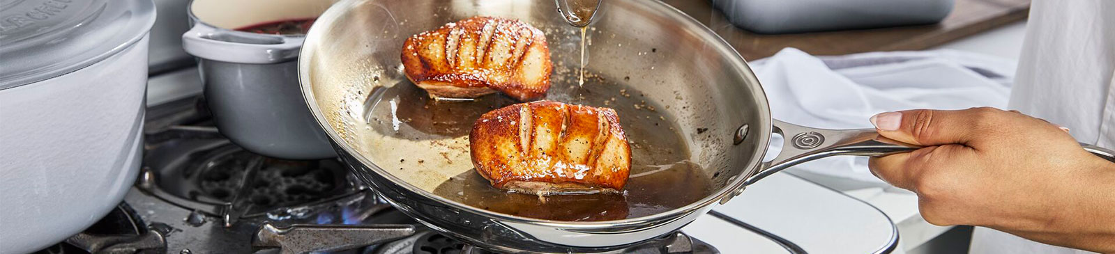 stainless steel cooking