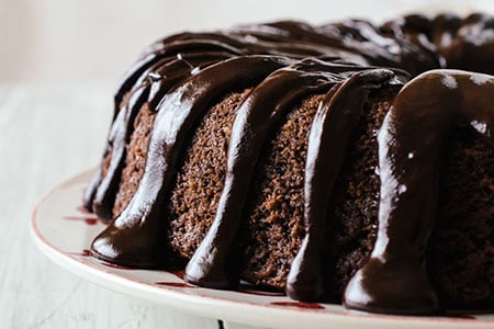 rich chocolate cake