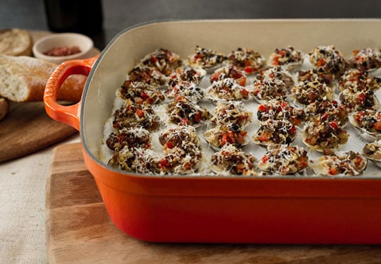 baked stuffed clams