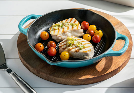 deep round grill