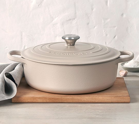 beige Dutch Oven