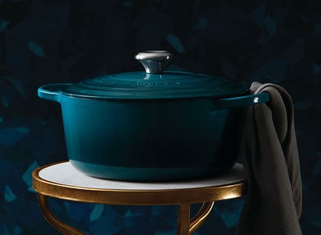 deep teal dutch oven