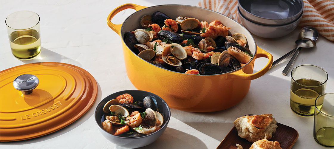 Cooking Class How to Steam and Poach Seafood Le Creuset® Official Site