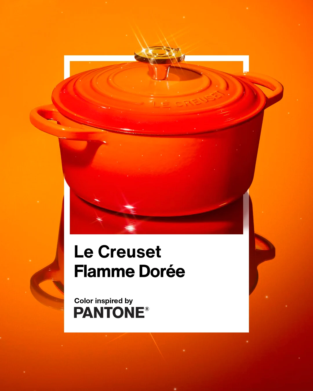 Le Creuset Flamme Dorée - Color Inspired by Pantone