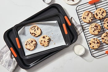 cookies on a cookie sheet