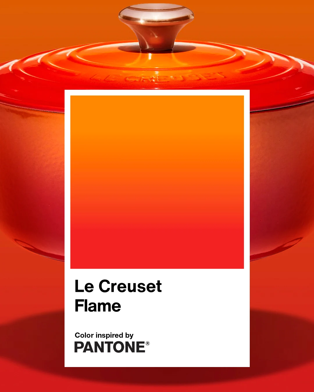 Le Creuset Flame - Color Inspired by Pantone