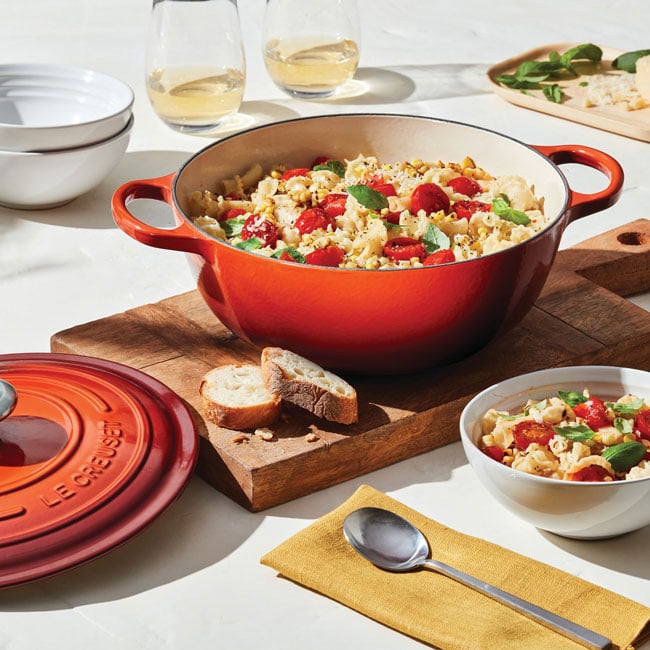 Le Creuset Just Launch Cayenne, a Brand-New Cookware Color for Summer