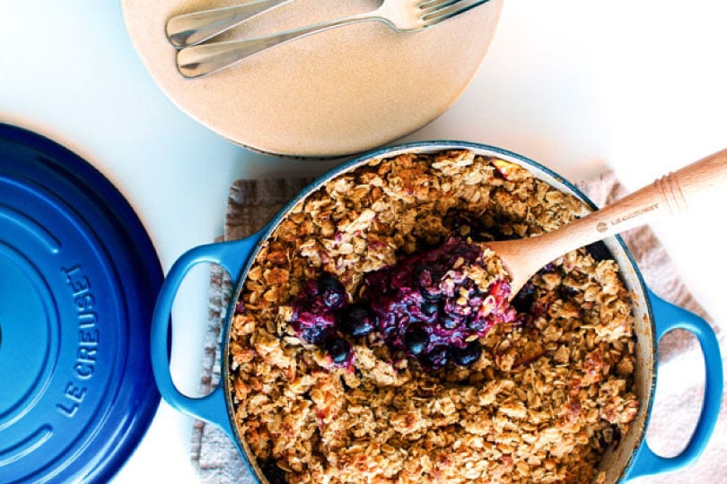 Blueberry Nectarine Crisp