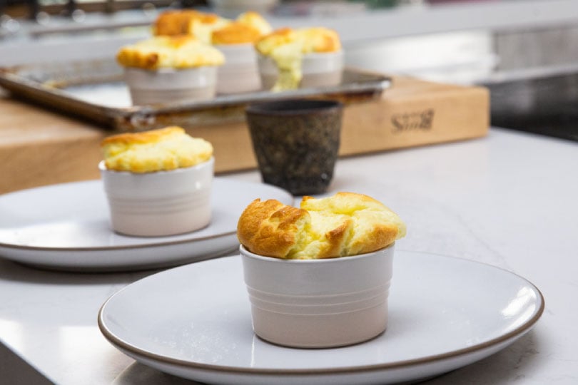 Goat Cheese Souffle