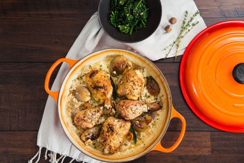 Provencal Braised Chicken in Milk