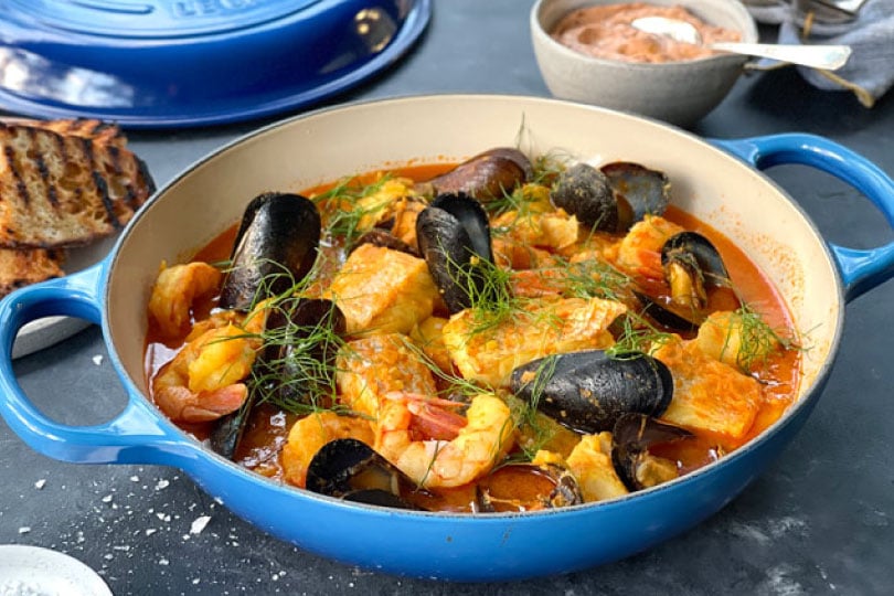 Bouillabaisse with Sundried Tomato Aioli | Le Creuset®