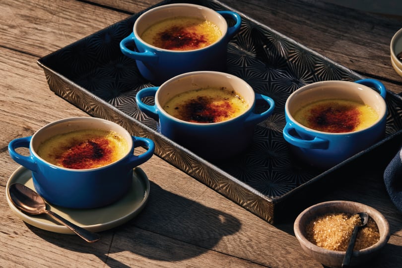 Lemon Raspberry Crème Brûleé