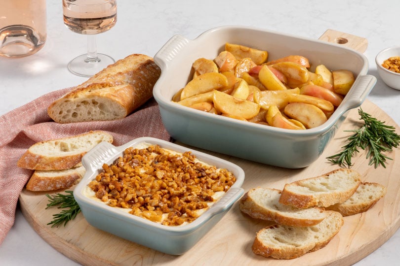 Baked Mascarpone Dip with Caramelized Apples